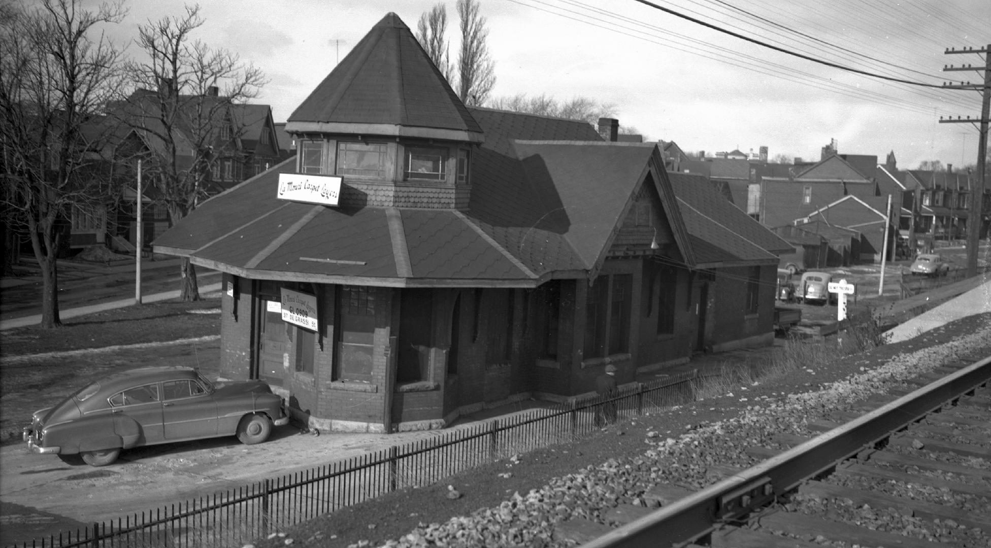 Riverdale Railway Station (C.N.R.), De Grassi St., east side, north of Queen Street East
