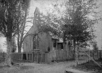 St. Barnabas' Anglican Church (1858-1912), Ellerbeck St., east side, between Pretoria Avenue & Butternut St