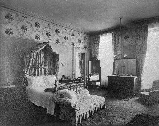 Government House (1868-1912), interior, bedroom (blue bedroom)