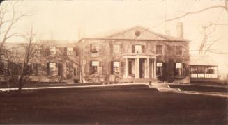 Historic photo from 1885 - The Grange, with greenhouse on east side in Art Gallery of Ontario