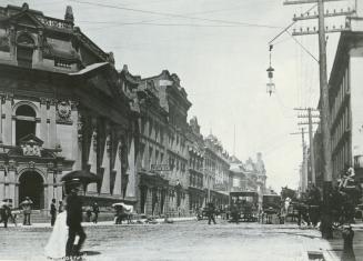 Yonge Street, S. of King St., looking north from Front St