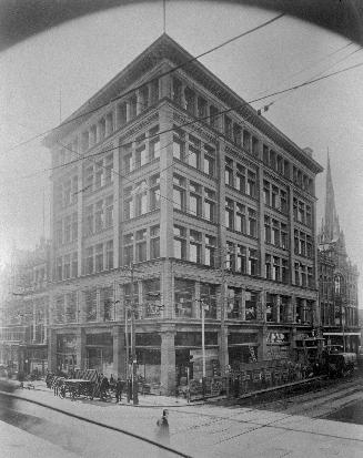 Simpson, Robert, Co., department store, Yonge Street, southwest corner Queen Street West