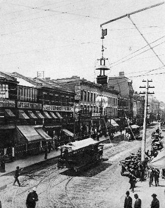 Yonge Street, King To Queen Streets, looking north from King St