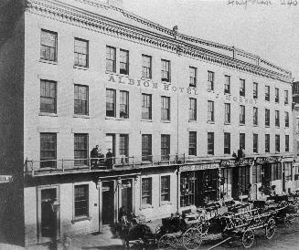 Albion Hotel, Jarvis St., east side, between Front & King Streets East