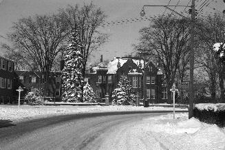 Historic photo from 1954 - Fernwood or Taylor House - Sisters of St. Joseph - Connor Drive, at head of Broadview Ave. in East York