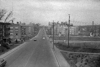 Bathurst St., looking north from Old Forest Hill Road bridge