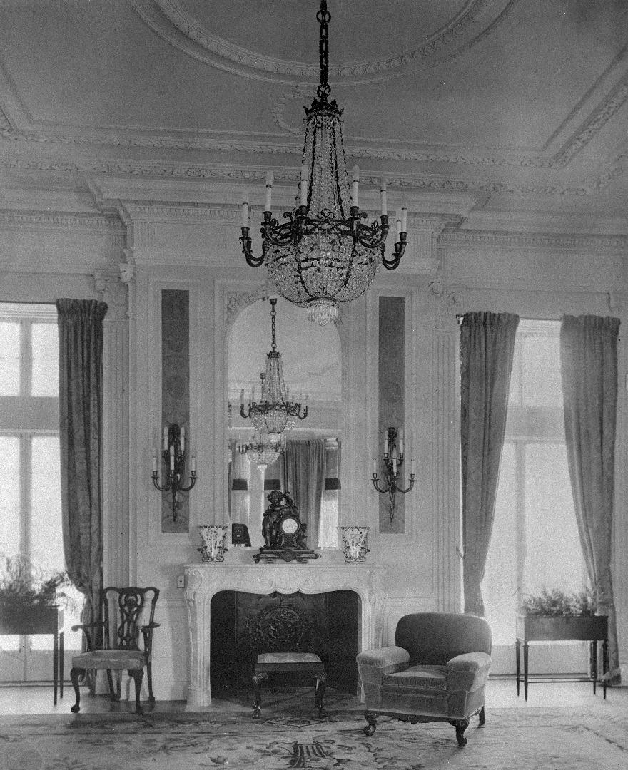 Image shows a portion of a drawing room.