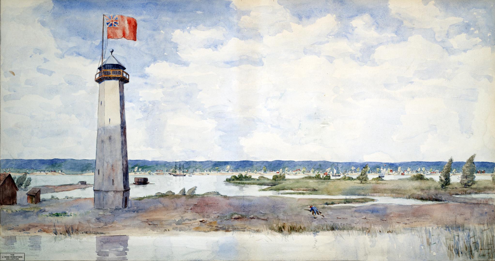 Image shows a lighthouse on the peninsula.