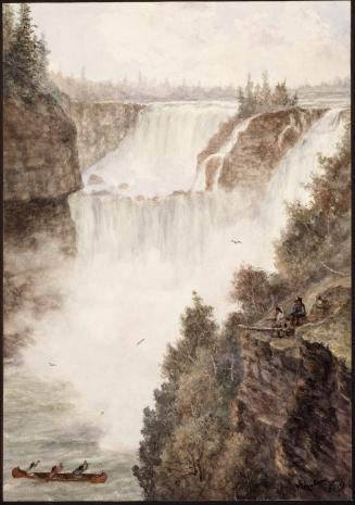 Kakabeka Falls, Kaministikwia River (Ontario), 1856