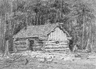 Log Hut near Bracebridge (Ontario)