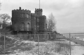 Historic photo from Sunday, February 13, 1955 - The Towers at Lynne Lodge - Frederick Barnard Fetherstonhaugh estate - Lakeshore Blvd. W., s.w. cor. Royal York Road in Mimico