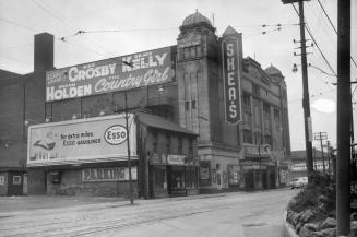 Historic photo from Friday, April 3, 1953 - Sheas Hippodrome (the Hipp) one of the big four vaudeville theatres in North America in City Hall