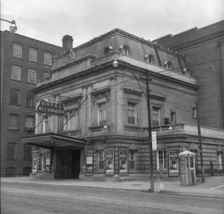 Historic photo from Tuesday, May 31, 1955 - Royal Alexandra Theatre, built 1907,  oldest continuously operating theatre in North America in King Street West