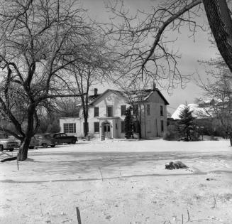 Historic photo from Sunday, February 19, 1956 - Beth Am Synagogue, Keele St., w. side at Diana Drive in Downsview
