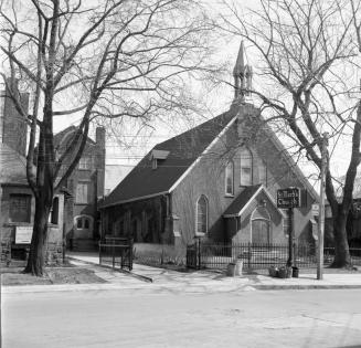 St. Mark's Anglican Church, Cowan Avenue, east side, south of Queen Street West