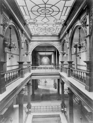 Parliment Buildings (1893), Interior, corridor, 3rd floor, looking east