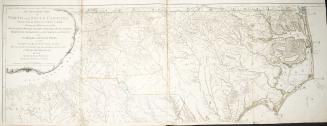 An accurate map of North and South Carolina with their Indian frontiers, shewing in a distinct manner all the mountains, rivers, swamps, marshes, bays(...)