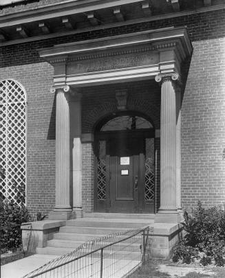 Image shows the front entrance of the branch.