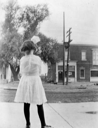 Danforth Avenue, looking south at Guest Avenue