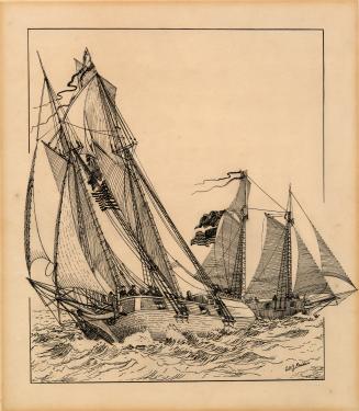 H.M. Schooners ''Confiance'' and ''Surprise'' (Lake Huron, Ontario), September 1814