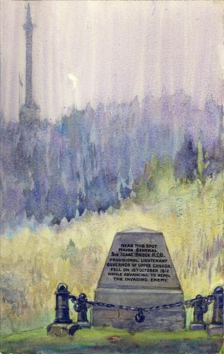 Where General Brock Fell, Queenston (Niagara-on-the-Lake, Ontario)