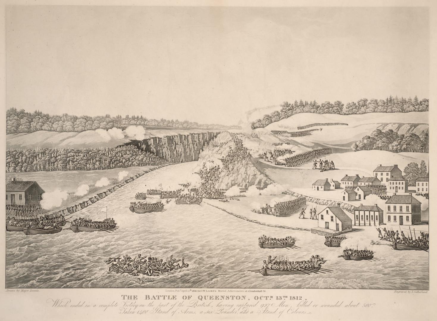 The Battle of Queenston (Niagara-on-the-Lake, Ontario), October 13th, 1812