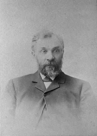  A portrait of Fisher, John, 1836-1911. Image shows a middle aged gentleman with a beard and dr ...