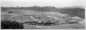 Riverdale Park, looking e. towards Broadview Avenue, showing circus