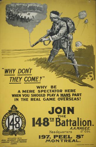''Why don't they come'' Why be a mere spectator here when you should play a mans part in the real game overseas