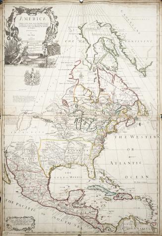 North America corrected from the observations communicated to the Royal Society at London, and the Royal Academy at Paris