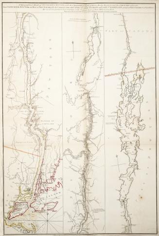 Topographical map of Hudson's River with the Channels depth of Water, Rocks, Shoals etc
