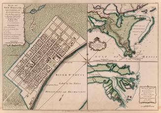 Plan of New Orleans the capital of Louisiana, with the Disposition of its Quarters and Canals as they have been traced by Mr de la Tour, in the Year 1720