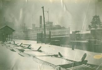 Image shows Yonge St. wharf. 
