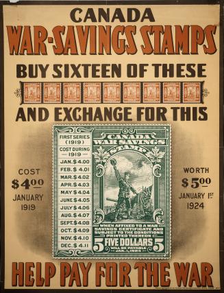 Canada war-savings stamps