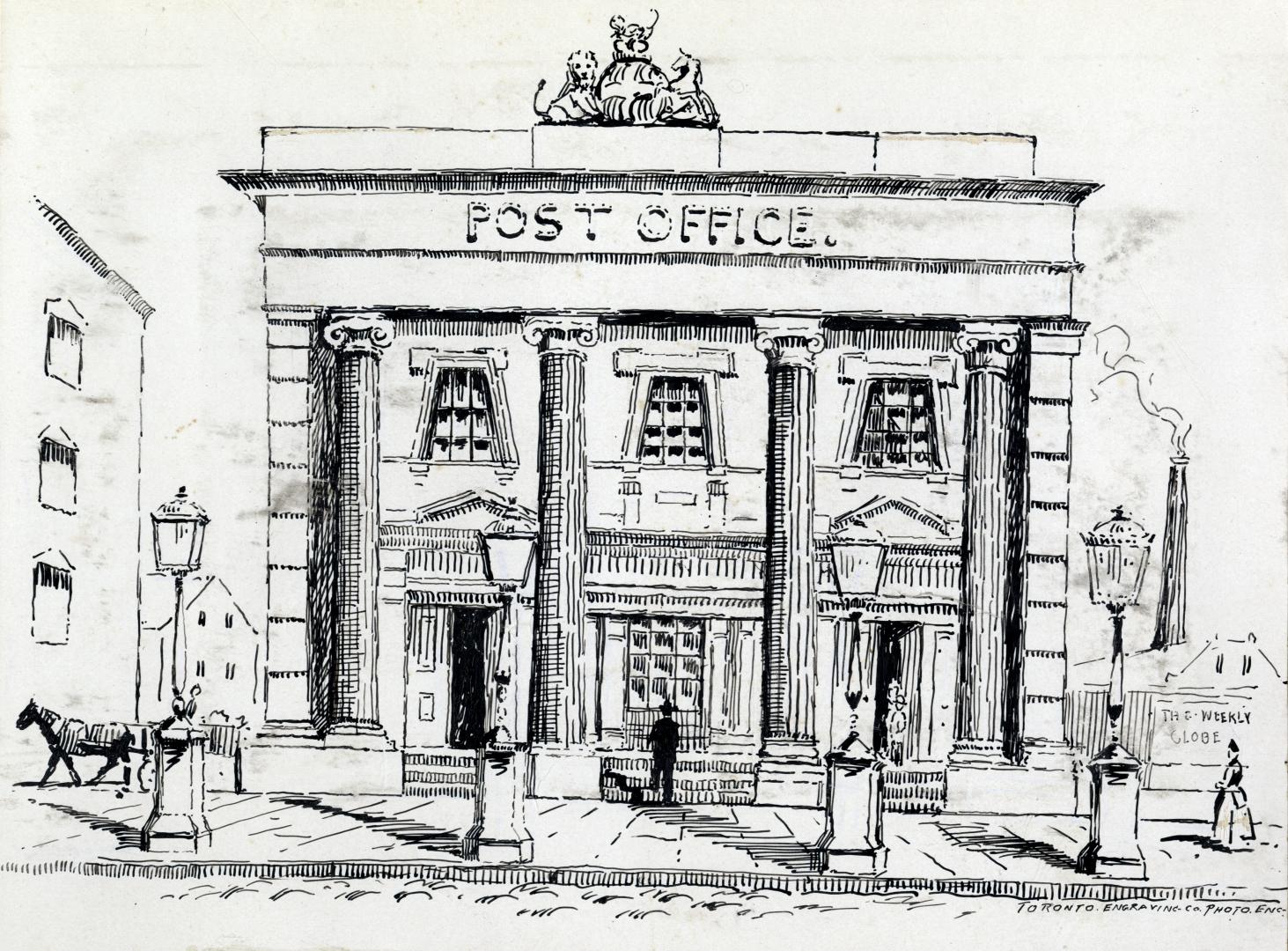 Post Office (1852-1873), Toronto St