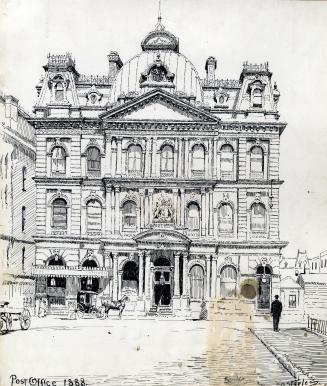 Post Office (1873-1960), Adelaide Street East, north side, opposite head of Toronto St