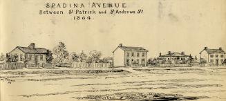 Spadina Avenue, between St. Patrick and St. Andrew's Streets (Toronto), 1864