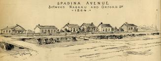 Spadina Avenue, between Nassau and Oxford Streets (Toronto), 1864