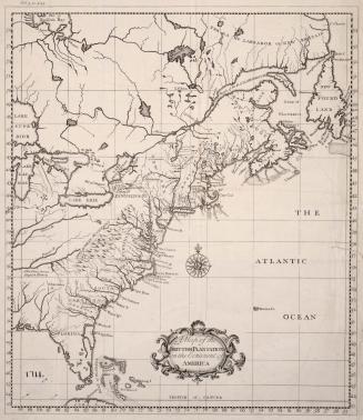 A map of the Brittish plantations on the continent of America