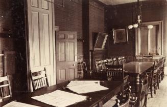City Hall (1844-1899), interior, committee room, west wing