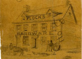 Flock, William, hardware shop, Yonge Street, southwest corner Richmond St