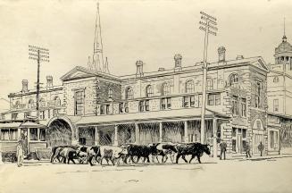 St. Lawrence Market. north Market (1850-1904), Front Street East, north side, between Market & Jarvis Sts