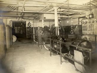 Telegram Building (1900-1963), interior, engine room