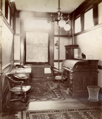 Telegram Building (1900-1963), interior, exchange editor's room