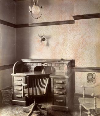 Telegram Building (1900-1963), interior, sporting writer's room