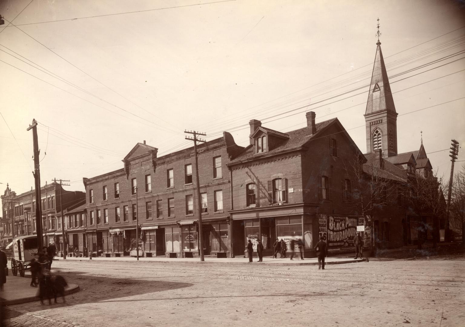 York St., west side, south from Richmond St. West