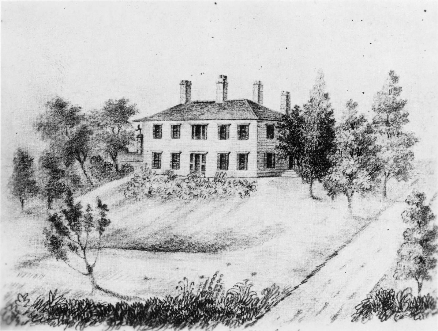 Government House (1815-1860), Simcoe St
