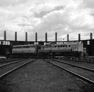 C. P. R., Lambton Yards, roundhouse, Runnymede Road, south-west corner St. Clair Avenue west, Toronto, Ontario