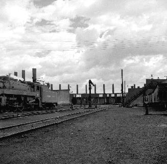 C. P. R., Lambton Yards, roundhouse, Runnymede Road, south-west corner St. Clair Avenue west, Toronto, Ontario