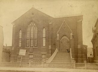 Euclid Avenue Methodist Church, Queen Street West, south side, opposite Euclid Avenue